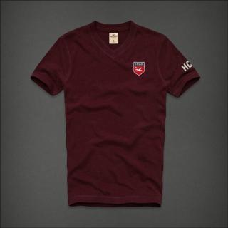 Tee shirt Hollister Homme Rouge